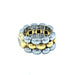 Bague Chopard. Collection Happy Diamonds, bague or jaune et acier 58 Facettes