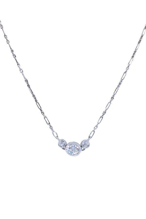 Collier COLLIER DIAMANTS ART-DÉCO 58 Facettes 060541