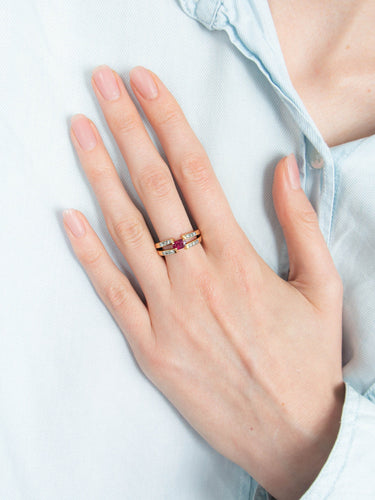 Bague 54 Bague Rubis 58 Facettes