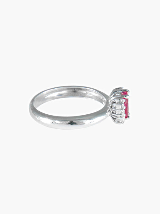 Bague 52 Bague Rubis et Diamants 58 Facettes