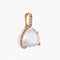 Pendentif Pendentif Quartz rose 58 Facettes
