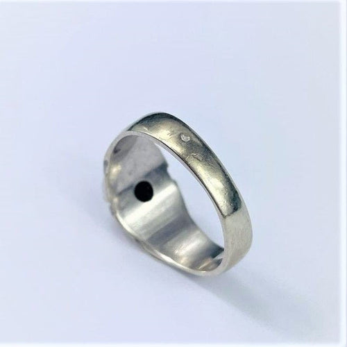 Bague 59.5 Bague Dôme en Or Blanc avec Diamant 58 Facettes 20400000539