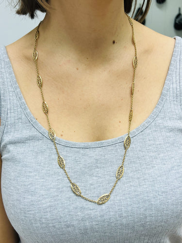 Collier Sautoir Maille Filigrane 58 Facettes 20400000755