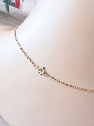 Collier Collier filigrane Saphirs Or Jaune 58 Facettes AA 1582