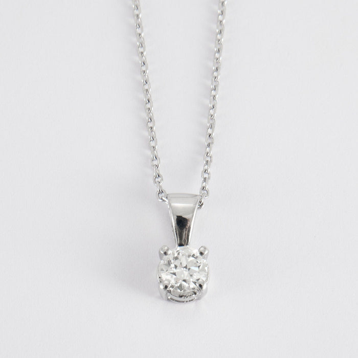 Pendentif Pendentif en or gris, diamant 58 Facettes