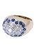 Ring 48 OLD SAPPHIRE AND DIAMOND DOME RING 58 Facettes 066301