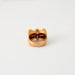 Ring 56 TANK knot ring in yellow gold and diamonds 58 Facettes