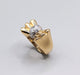 Ring TANK butterfly ring in yellow gold & diamonds 58 Facettes