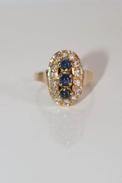 Bague 52 Bague Trilogie Saphirs & Diamants 58 Facettes 530