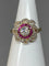 Bague Bague diamants et rubis 58 Facettes
