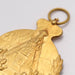 Yellow gold medal pendant with royal arms 58 Facettes E359419A