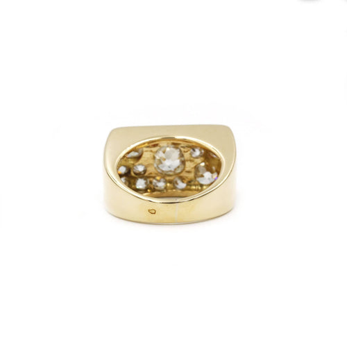 Bague 46 Bague en or jaune, diamant 58 Facettes 230053R