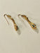 Gold, Turquoise And Pearl Drop Earrings 58 Facettes 1043565