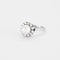 Bague 55 Bague Fleur Or gris Perle Diamants 58 Facettes 230325