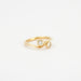 Ring 50 Toi & Moi ring in yellow gold, diamonds 58 Facettes