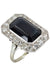 Ring 56 ART DECO SAPPHIRE AND DIAMOND RING 58 Facettes 054151