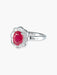 Bague 52 Bague Marguerite Rubis et Diamants 58 Facettes