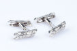 Cufflinks Diamond cufflinks in white gold 58 Facettes BM-77-90
