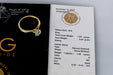 Ring 57 Solitaire ring Yellow gold Diamond 58 Facettes J5330495433-AIG6