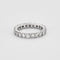 Bague 51 Alliance américaine Or blanc Diamants 1.20ct 58 Facettes 240095