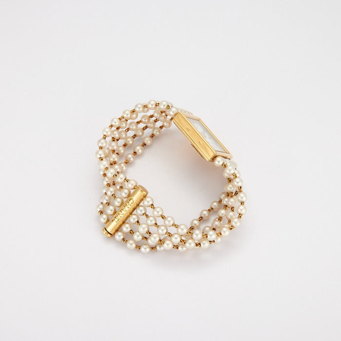 Montre CHANEL- Montre de dame bracelet Perles 58 Facettes