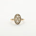 Bague Bague Ancienne Or Diamants 58 Facettes