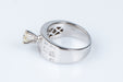Ring 54 Solitaire ring accompanied by 0.45ct diamond 58 Facettes BG-14141-96