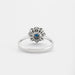 Ring 52.5 Small Marguerite Sapphire Diamond Ring 58 Facettes EL2-115