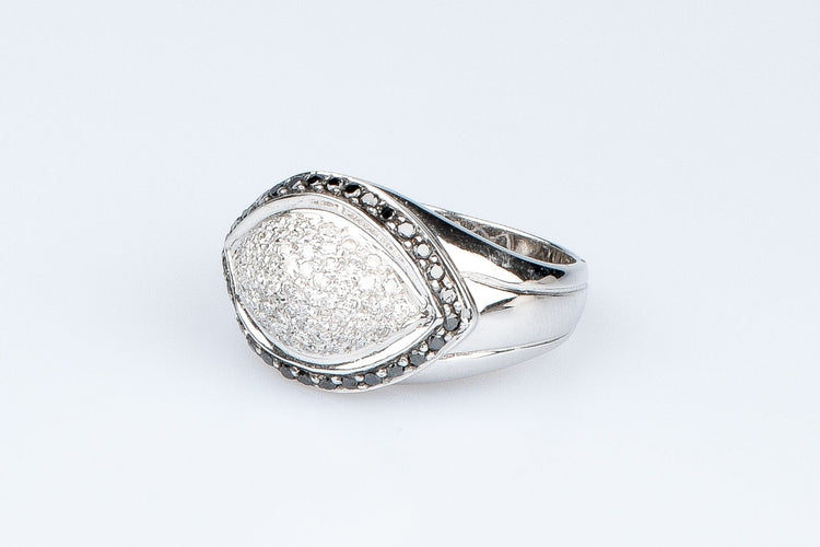 Bague Bague diamants en or blanc 58 Facettes 111-42837-33