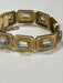 Aquamarine Yellow Gold Ribbon Bracelet 58 Facettes 4508 LOT