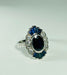 Ring 52 Art Deco sapphire and diamond ring 58 Facettes 73