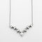 Collier Collier Or blanc Diamants 58 Facettes