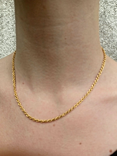 Collier Chaine En Or Torsadé 58 Facettes 3105/1