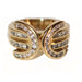 Bague 46 Bague d'auriculaire or jaune et diamants 58 Facettes 492