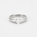 54 MAUBOUSSIN Ring - 0.56ct Diamond Solitaire Ring 58 Facettes