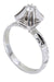 Bague 50 SOLITAIRE MODERNE DIAMANT 0.11 CARAT 58 Facettes 055911