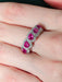 Ring 52 Ruby and Diamond Garter Ring 58 Facettes