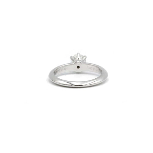 Bague Solitaire Tiffany & Co platine, diamant 58 Facettes 230103R