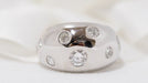 Ring 51 Bangle Ring In White Gold And Diamonds 58 Facettes 20924