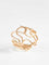 Bague 55 Repossi - Bague "White Noise" en or rose 58 Facettes
