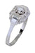 Ring ART DECO DIAMOND RING 58 Facettes 056961