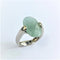 Bague 53 Bague Or Quartz Vert d'Eau 58 Facettes 20400000610