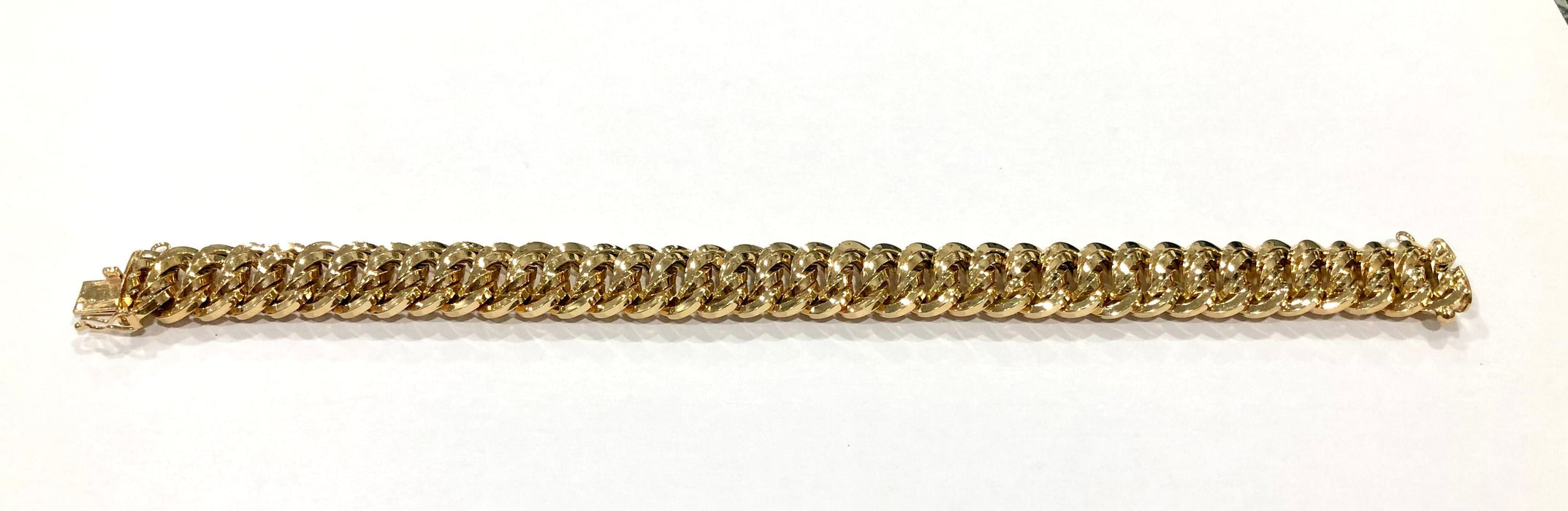 Bracelet Bracelet maille américaine, or jaune 58 Facettes
