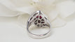 Bague 52 Bague jupe rubis diamants baguette 58 Facettes 32399