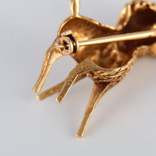 Broche Boucheron - Petite broche bélier 58 Facettes