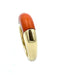 CARTIER ring. Vintage yellow gold and coral ring 58 Facettes