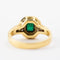 Bague 55 Bague en or 18 carats, diamants et émeraude 58 Facettes