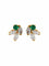 Boucles d'oreilles Boucles d’oreilles émeraudes et diamants 58 Facettes 52