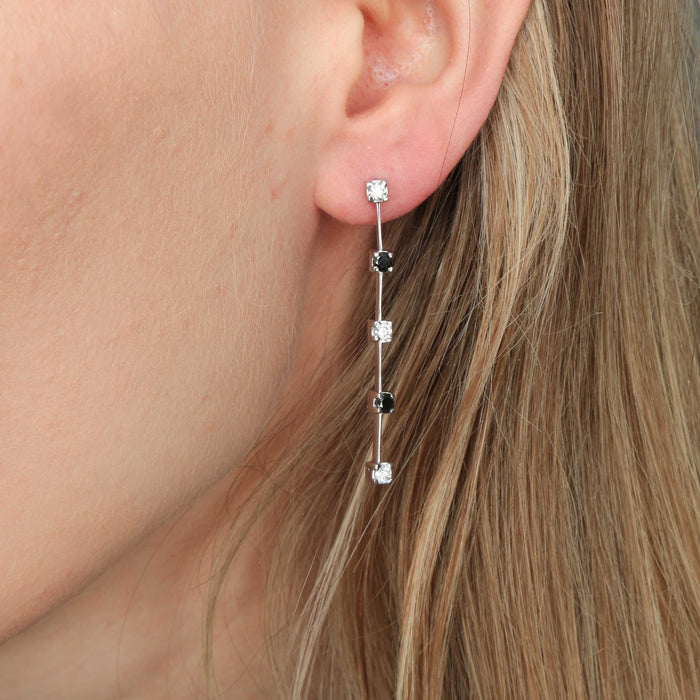 Boucles d'oreilles Boucles d'oreilles pendantes en diamants 58 Facettes