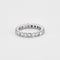 Bague 51 Alliance américaine Or blanc Diamants 1.20ct 58 Facettes 240095